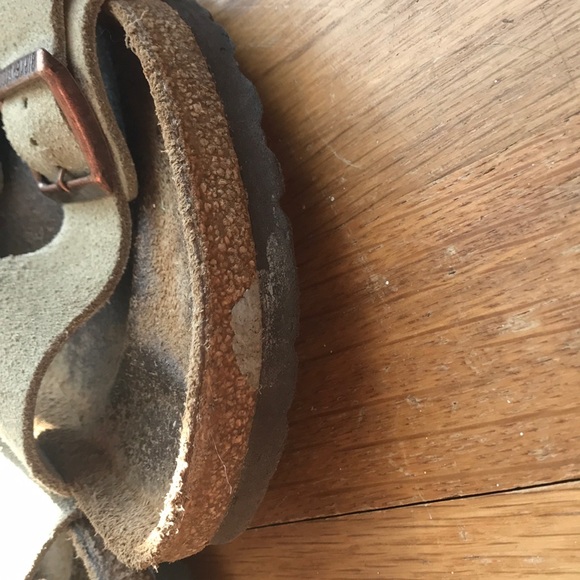 Arizona Suede Leather Taupe Birkenstock - Picture 6 of 7